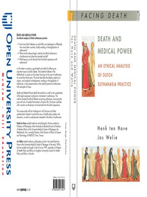 cover image of Death and Medical Power